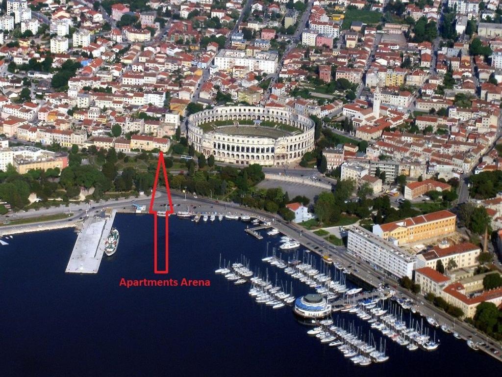 Apartments Arena Pula Exteriér fotografie