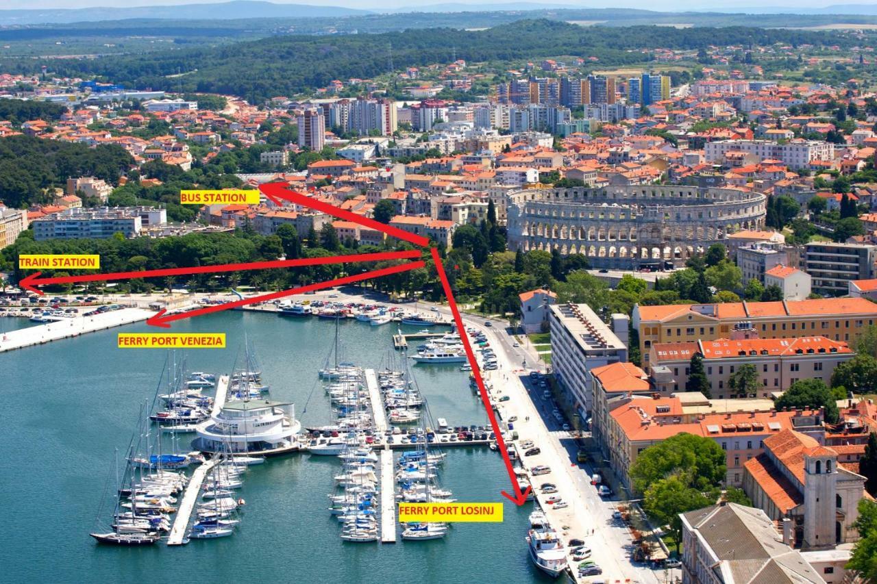 Apartments Arena Pula Exteriér fotografie