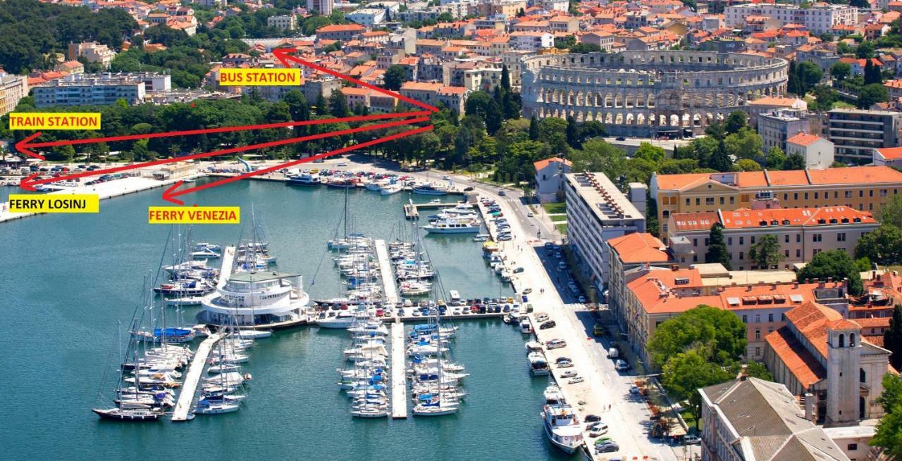 Apartments Arena Pula Exteriér fotografie